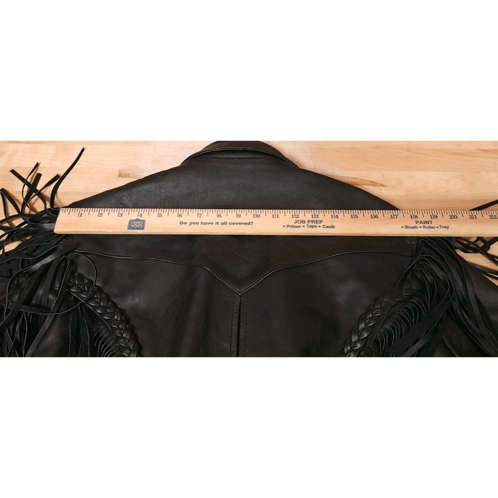 Vintage Wilson Leather Jacket Fringe Western Womens Size 12 - Picture 14 of 14